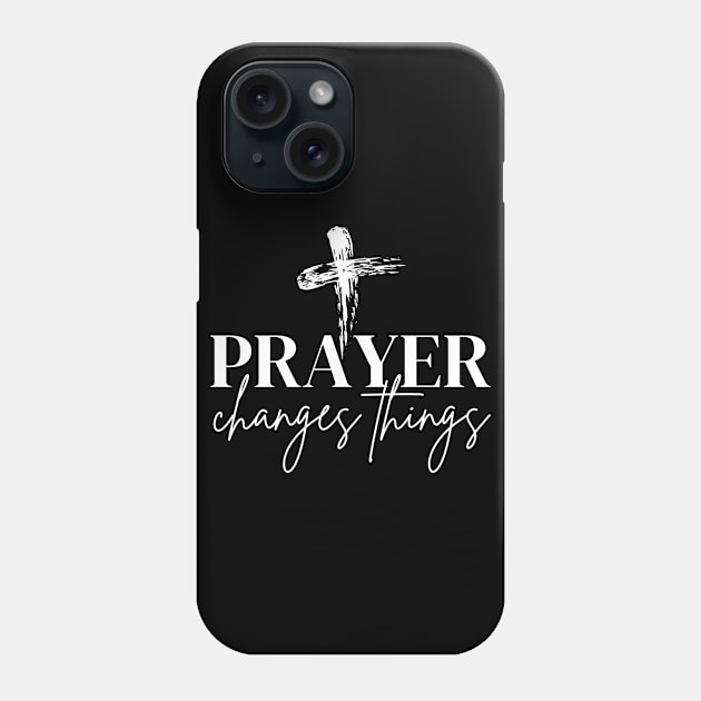 Prayer changes things Phone Case by Naturestory