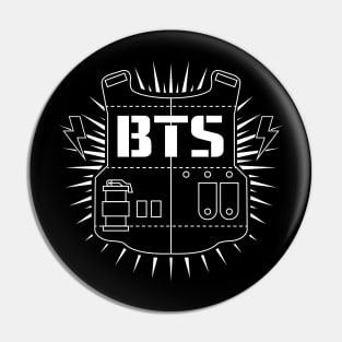 Raglan BTS logo Pin