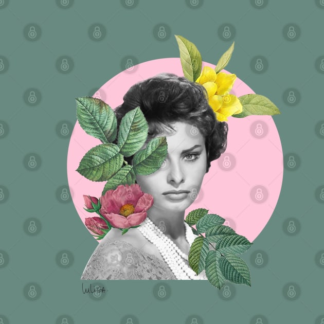 Sophia Loren Collage by luliga