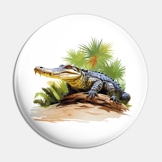 American Alligator Pin by zooleisurelife