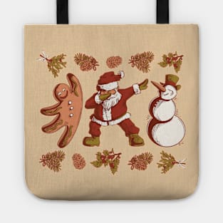 Vintage Christmas Trio: Fun and Festive Characters for the Holidays! Tote