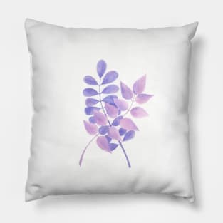 Purple Leaves Pillow