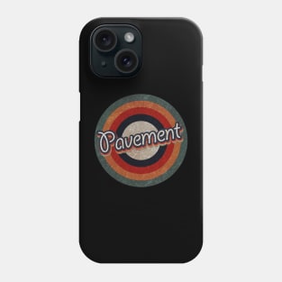 Retro Color Typography Faded Style Pavement Phone Case