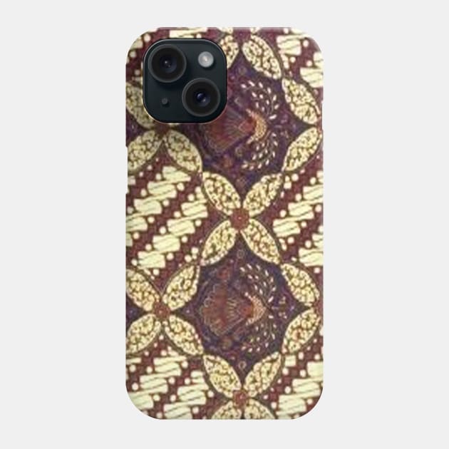 batik mask Phone Case by AMIN