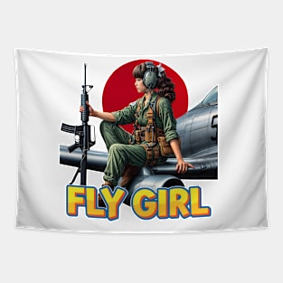 Fly Girl Tapestry