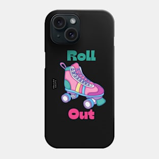 roller skates retro Phone Case