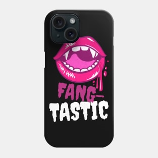 Fangtastic Vampire Halloween Lips Phone Case