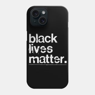 Black Lives Matter /// Faded Grunge Style Phone Case