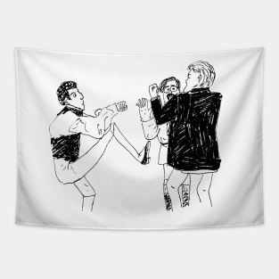 thomas thorne throws hands Tapestry