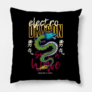 Electro Dragon Pillow