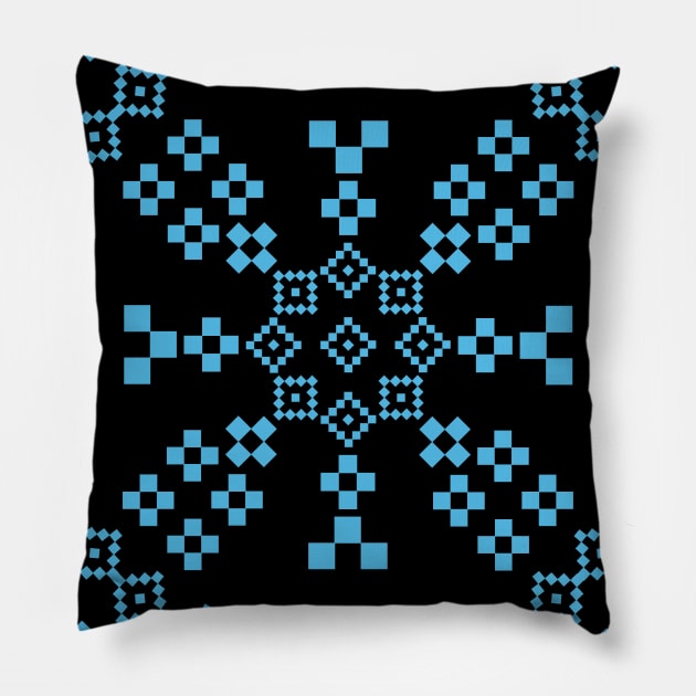 Ethnic folk ornament Pillow by Eskimos