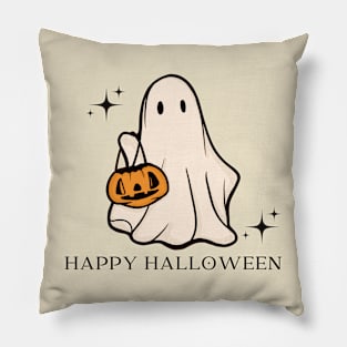 Happy Halloween Ghost Pillow