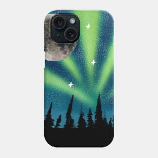 Moon and night Phone Case