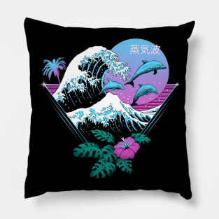 Dolphin Waves Pillow