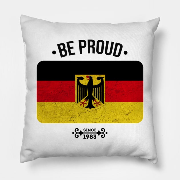 GERMANY flag Pillow by CreativeShirt