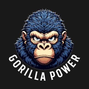 Gorilla Power Funny Face T-Shirt