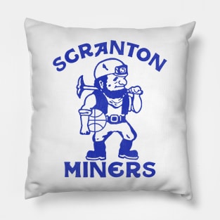 Defunct Scranton Miners Basketball Team Pillow