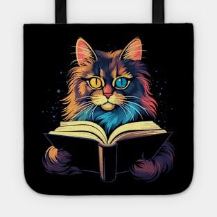 Somali Cat Reads Book Tote