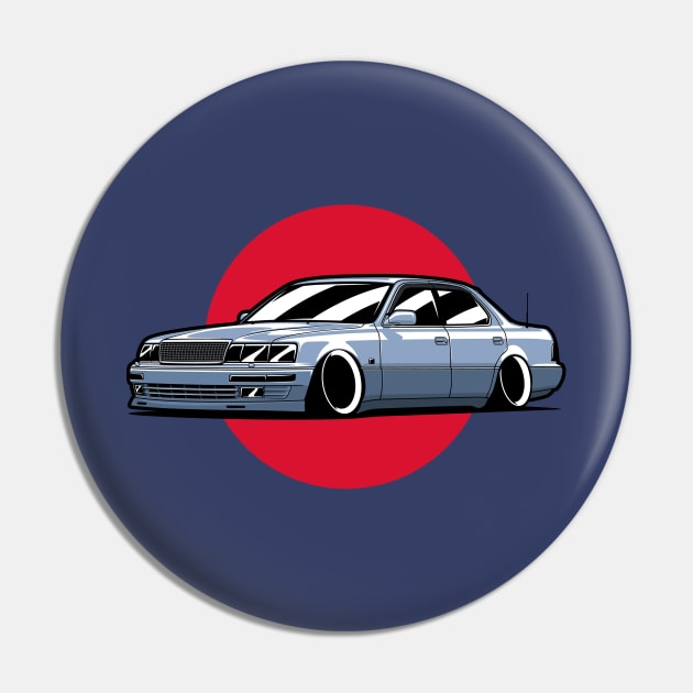 Blue LS400 JDM Pin by KaroCars