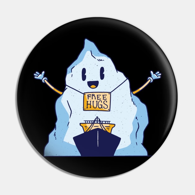 Kawaii Iceberg Pin by TheRealestDesigns