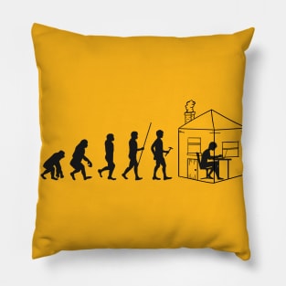 Quarantine Human Evolution Pillow