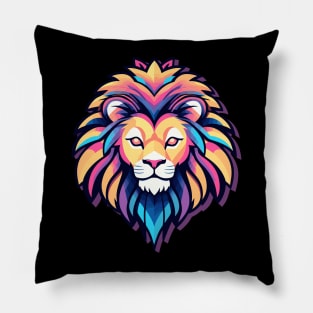 Lion Illustration Pillow