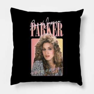 Sarah Jessica Parker -- 90s Aesthetic Design Pillow