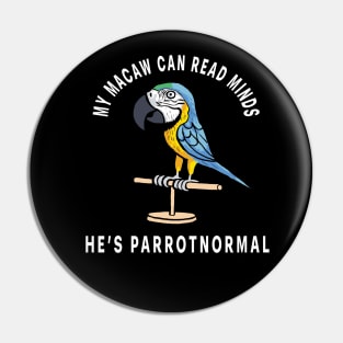 Parrot - of the paranormal Pin