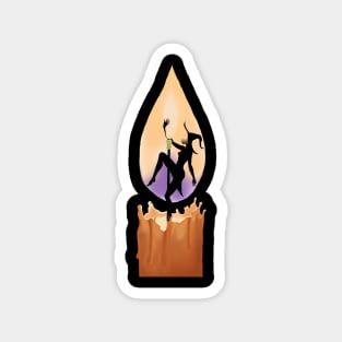 fire witch Magnet