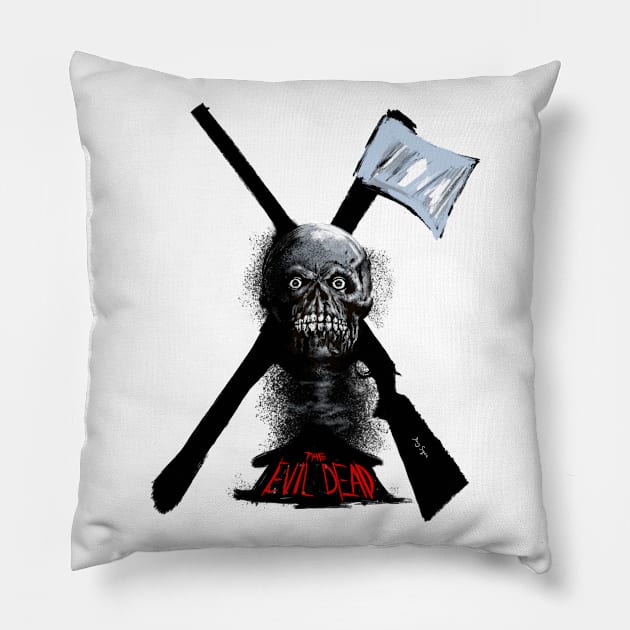 The Evil Dead Weapons Pillow by DougSQ