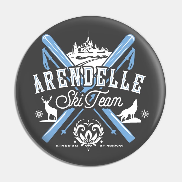 Arendelle Ski Team Pin by MindsparkCreative