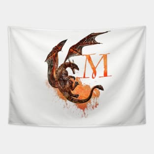 Drachen Buchstabe M Tapestry