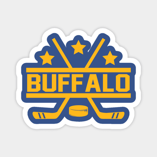 Buffalo Hockey Magnet by CasualGraphic