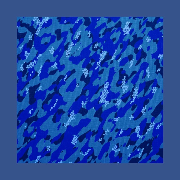 Camouflage - Blue by Tshirtstory