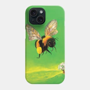 Flight of the Bumblebee Illustration Phone Case