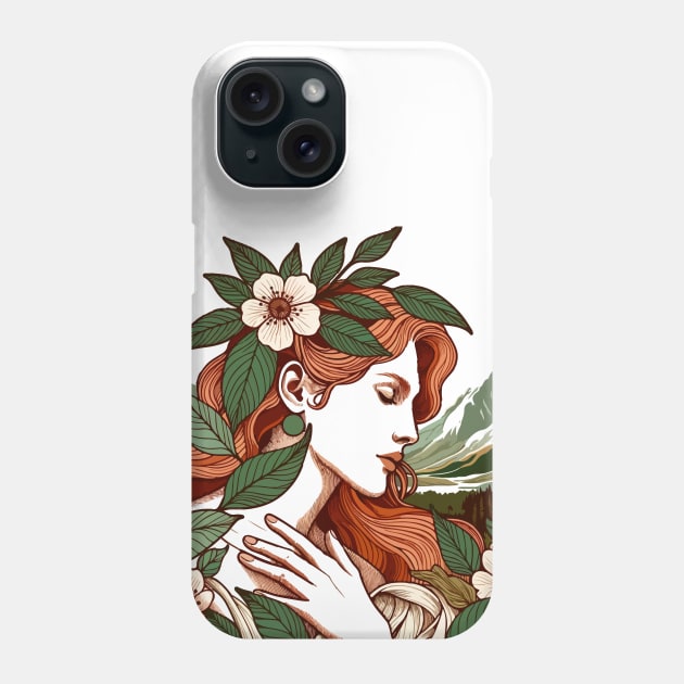 Ginger Godess Phone Case by CraftyDesign66