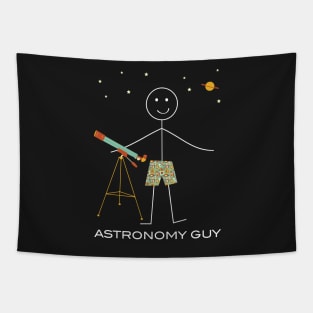 Funny Mens Astronomy Design Tapestry