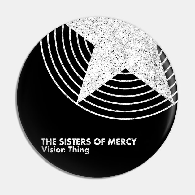 Vision Thing / Sisters Of Mercy / Minimalist Artwork Pin by saudade