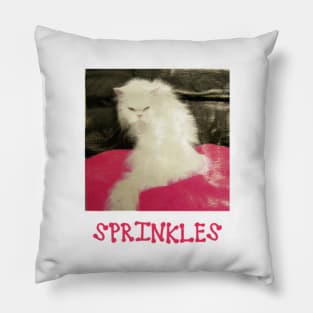 The Office - Angela's Cat Sprinkle - Funny T-Shirt - Dunder Mifflin Cat Pillow