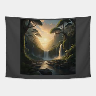 Beautiful waterfall Tapestry