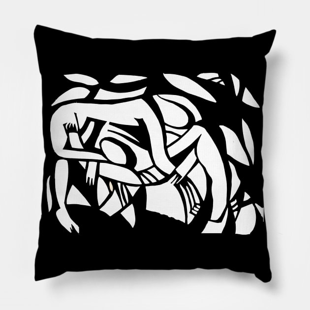 Wrestlers Pillow by piksimp