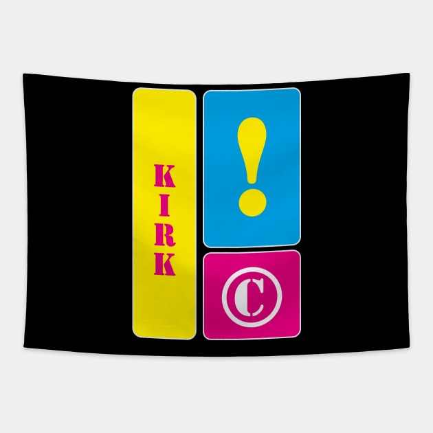My name is Kirk Tapestry by mallybeau mauswohn