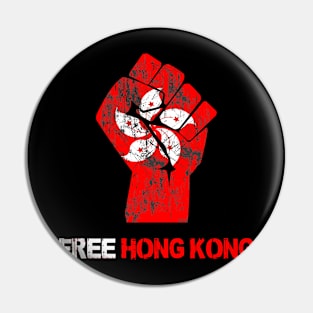 free hong kong political apparel pro Pin