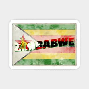 Zimbabwe vintage style retro souvenir Magnet