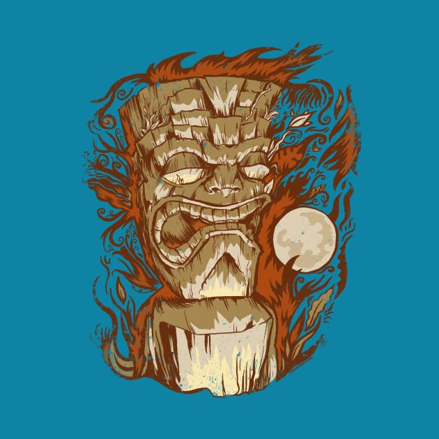 Tiki & Moon No. 16 by zerostreet