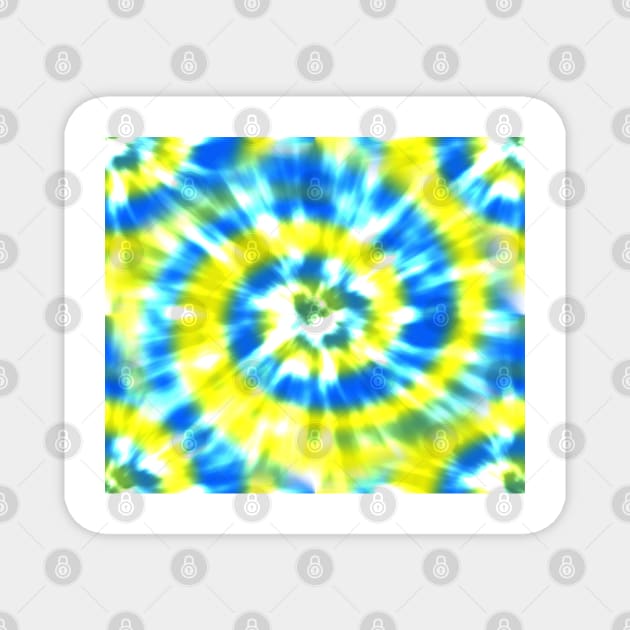 Tie Dye Magnet by DragonTees