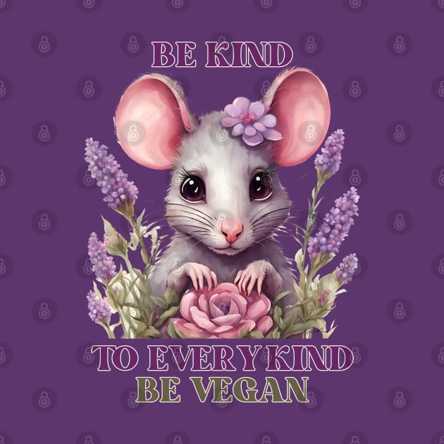 Be Kind Vegan Rat by Greyhounds Are Greyt