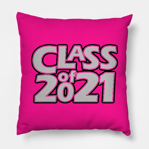 Grad Class of 2021 Pillow by gkillerb