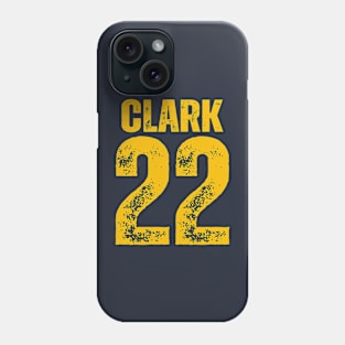 22 - Caitlin Clark backprint Phone Case