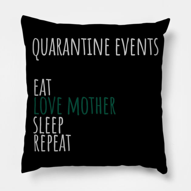 mothers day in quarantine events love mother Pillow by fatoajmii